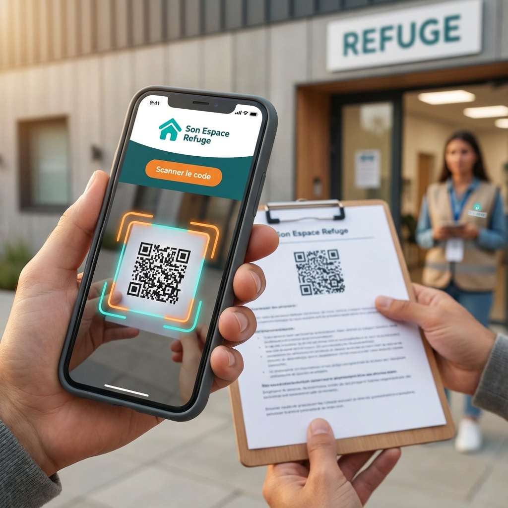 Scan QR Code Refuge