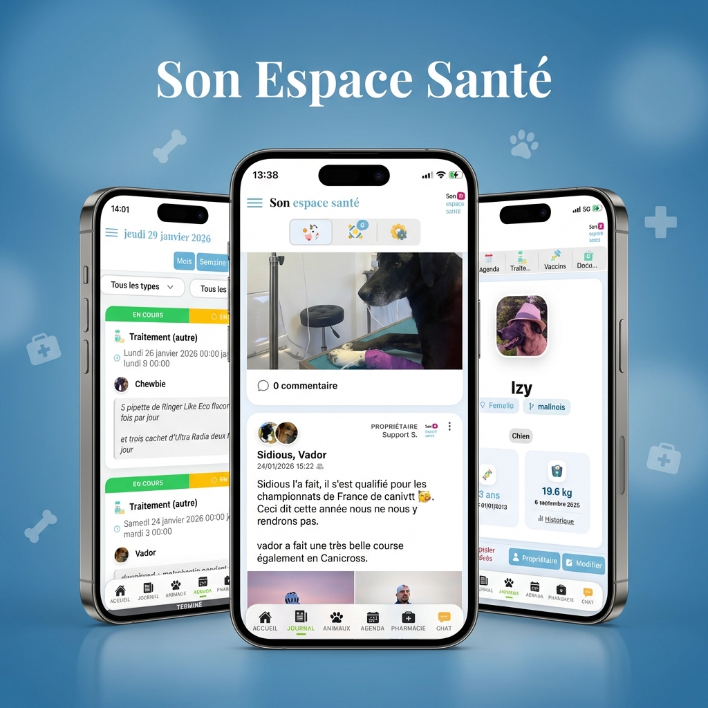 Interface Application Son Espace Santé